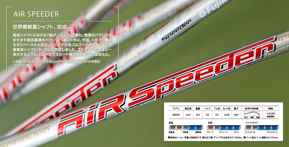 AIR SPEEDER スペック